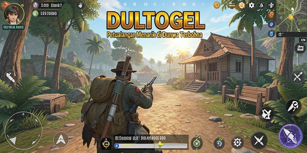 Tangkapan layar DULTOGEL menampilkan gameplay eksplorasi dunia terbuka yang mendalam.