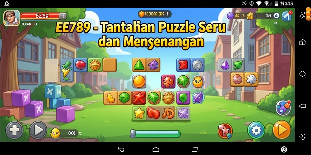 Tampilan gameplay Puzzle yang menarik dan menantang di EE789.