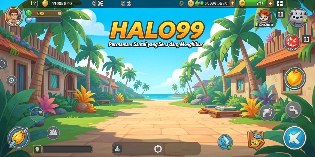 Tangkapan layar HALO99 menampilkan gameplay yang menghibur dan menyenangkan.