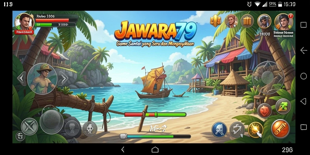 Screenshot gameplay JAWARA79 menampilkan keseruan bermain Casual.