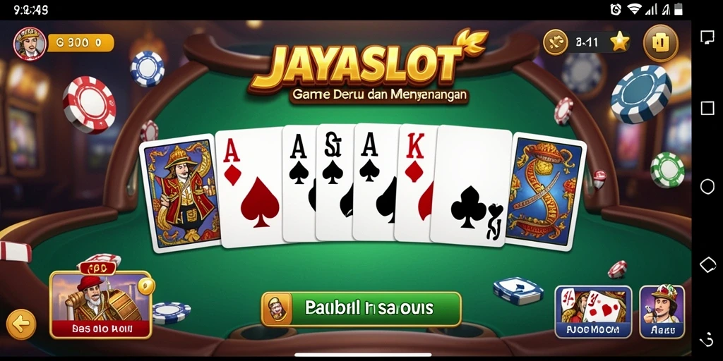 Tampilan gameplay seru dalam JAYASLOT yang memikat.