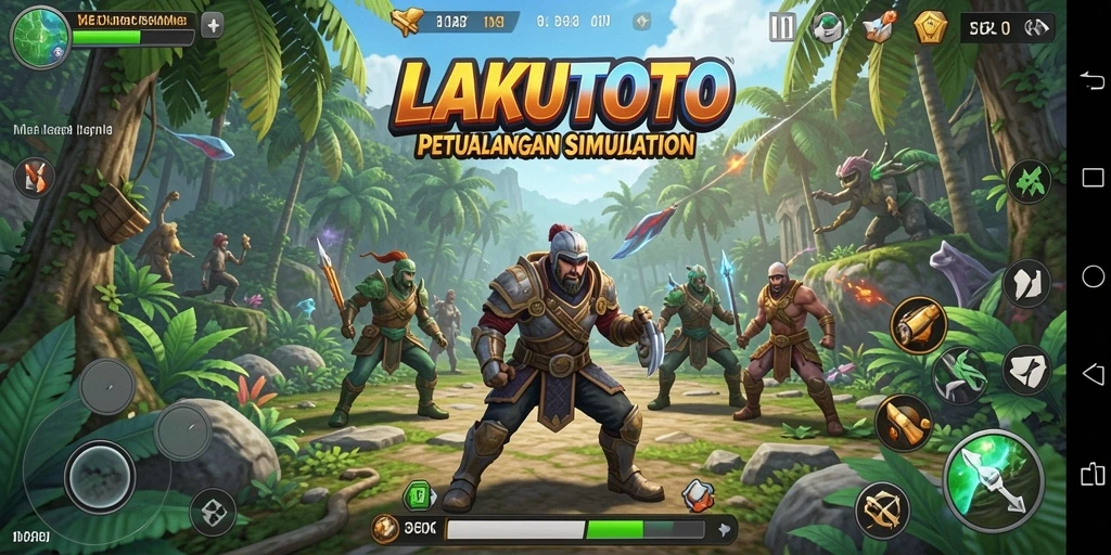 Screenshot menampilkan gameplay seru dari LAKUTOTO