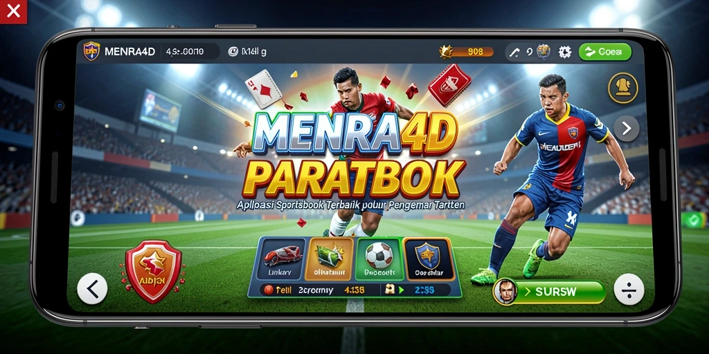 Tampilan screenshot MENARA4D dengan gameplay Sportsbook yang menarik.
