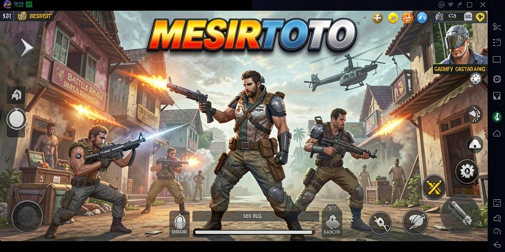 Gameplay Battle Royale yang menegangkan dalam MESIRTOTO.