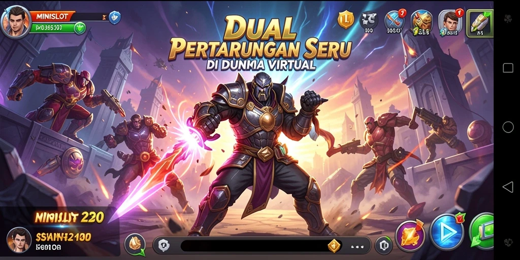 Tampilkan pertarungan aksi seru dalam gameplay MINISLOT.