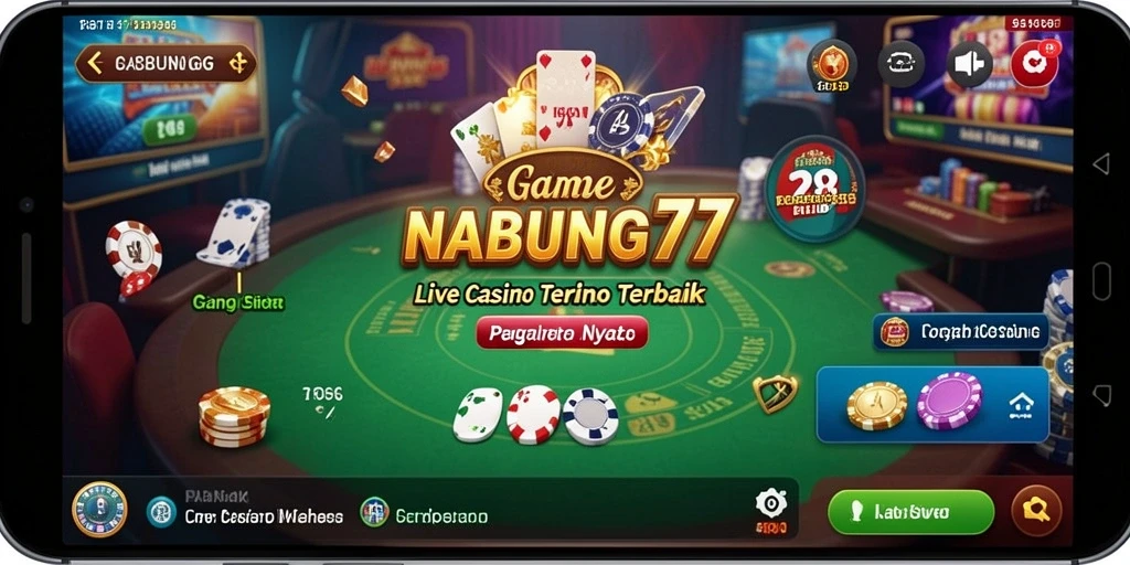 Gameplay Live Casino yang mendebarkan dan interaktif di NABUNG77.