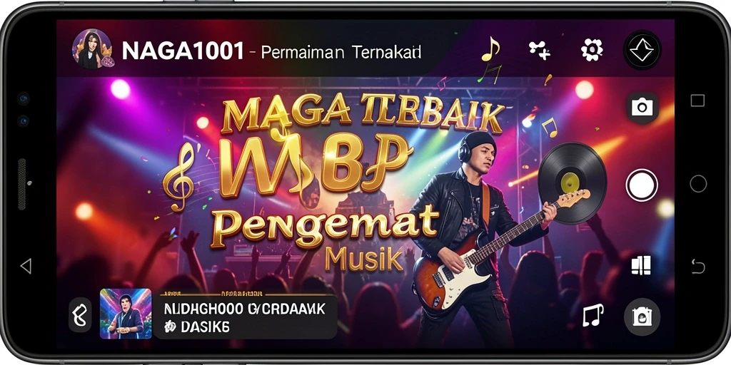 Tampilan gameplay seru NAGA1001 dengan berbagai alat musik virtual.