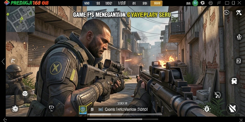 Gameplay seru di PREDIKSI168, rasakan adrenalin pertempuran FPS.