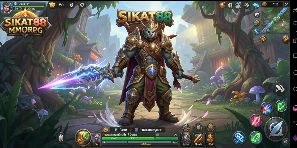 Tampilan gameplay SIKAT88 yang intens dan mengasyikkan dalam dunia MMORPG.
