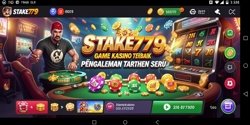 Screenshot STAKE779 menampilkan suasana seru gameplay Kasino.